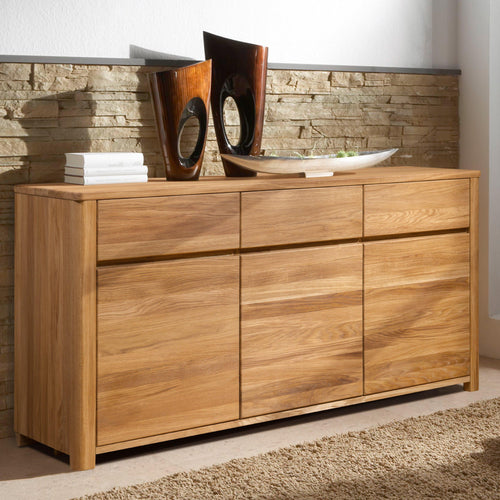 NordicStory Elsa Mobiliário de Madeira Maciça Sólida Carvalho Natural Escandinavo Nordic Nordic Sideboard Chest of Drawers 