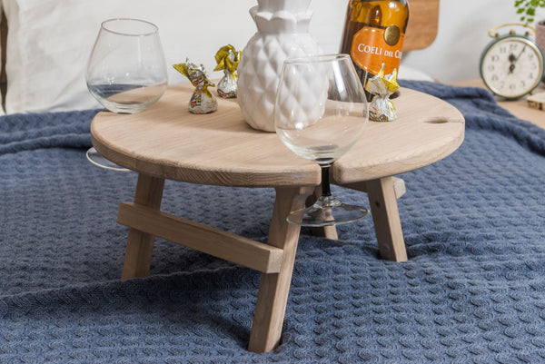 Mesa de piquenique NordicStory Portable Wine Picnic, Foldable Tray