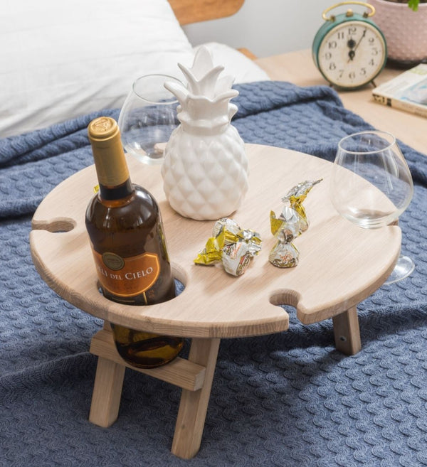 Mesa de piquenique NordicStory Portable Wine Picnic, Foldable Tray