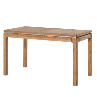 NordicStory Estender mesa de jantar em madeira de carvalho