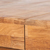 NordicStory Mesa de jantar extensível em madeira maciça de carvalho