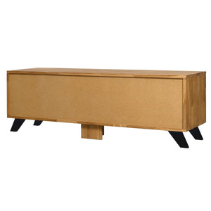 Suporte de TV em carvalho maciço Moritz, 150 x 45 x 51,3 cm, NordicStory