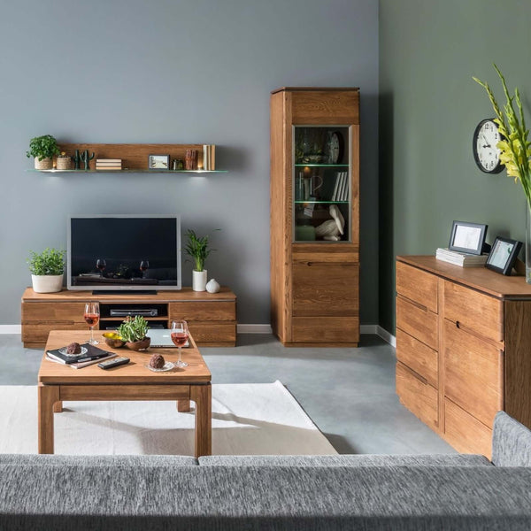 LoftStory Cómoda ou móvel de TV em carvalho Montenegro 26 180 x 42 x 59 cm.