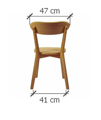 Pacote NordicStory de 4 Cadeiras de Cozinha de Carvalho Sólido Isku