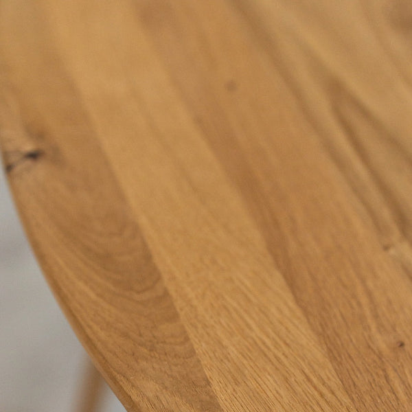 NordicStory Mesa de jantar extensível em carvalho maciço MOBY