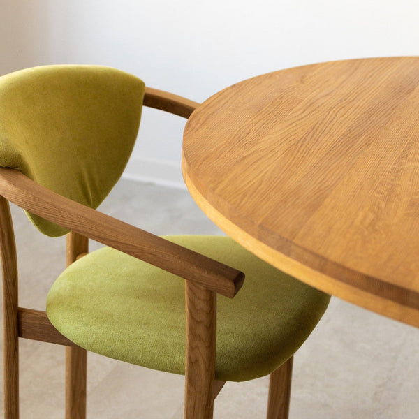 NordicStory Mesa de jantar extensível em carvalho maciço MOBY