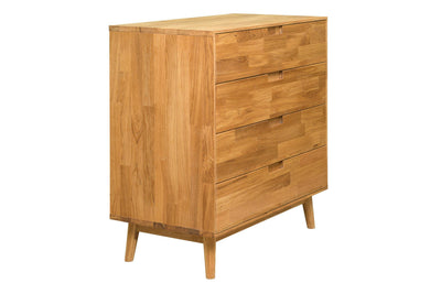 Mobiliário de madeira maciça em carvalho nórdico