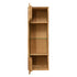 NordicStory Armário de parede flutuante de carvalho maciço armário de parede Nordic Scandinavian living room unit