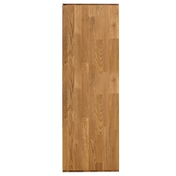 NordicStory Armário de parede flutuante de carvalho maciço armário de parede Nordic Scandinavian living room unit
