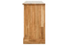 Cómoda rústica NordicStory Sideboard em carvalho maciço, cómoda rústica com 2 portas e 3 gavetas