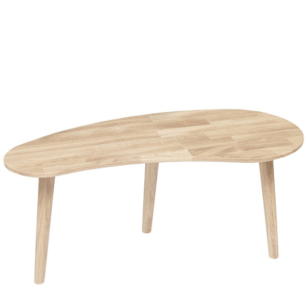 NordicStory Mesa de café empilhável de carvalho maciço