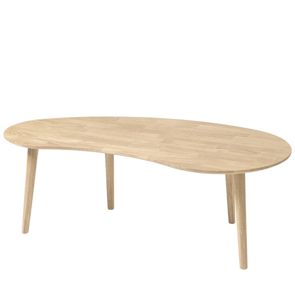 NordicStory Mesa de café empilhável de carvalho maciço