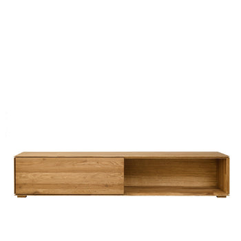 NordicStory stand de TV em madeira maciça de carvalho NordicStory sala de estar moderna de design