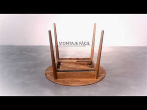 Mesa de carvalho maciço Escandi 3 NordicStory